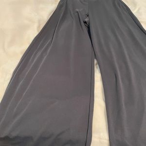 Grey wide leg pants